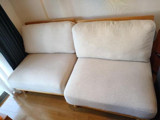 【決定済み】ソファ 家具350 Ricordo  ファブリックローソファ