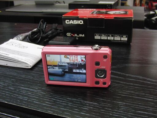 カシオ Exilim EX-Z28 コンパクトカメラ ピンク 付属品 元箱付き デジタルカメラ CASIO 札幌 手稲 カシオ Exilim EX-Z28 コンパクトカメラ ピンク 付属品 元箱付き