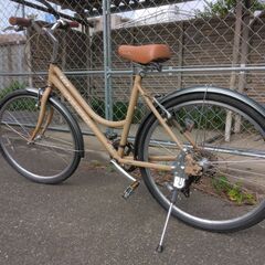 ルイガノ　２６インチのちょっとお洒落な自転車です。前後タイヤ新品、外装６段ギア付きです。 ルイガノ 26インチのちょっとお洒落な自転車です。前後タイヤ新品