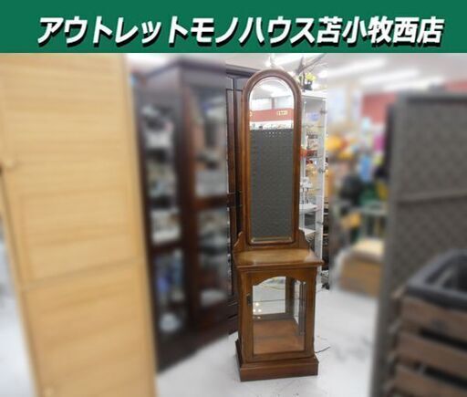 苫小牧市内近郊限定 オールドカリモク ドレッサースタンド 化粧台 鏡台 飾り棚・ライト付き アンティーク調 karimoku 苫小牧西店