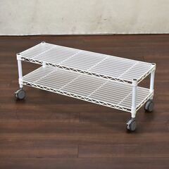 9/20ジモ取引終了】≪zyt1620ジ≫ 大型ステンレスラックワゴン 幅180cm