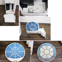 【ヤ取8/4終了】≪U958ジ≫ 通電OK SHARP/シャープ 加湿空気清浄機 KI-R75YX-W 2022年製 ホワイト系 プラズマクラスターNEXT搭載/気化方式 空調/加湿器