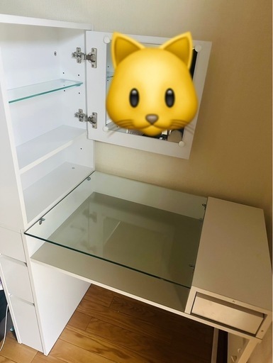 化粧  メイク ネイル デスク テーブル 美品
