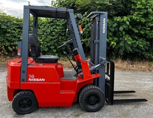 日産 (NISSAN) 1.4トンフォークリフト 中古品 ガソリン,マニュアル パワステ