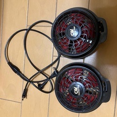 サンエス　空調服用ファン、バッテリー
