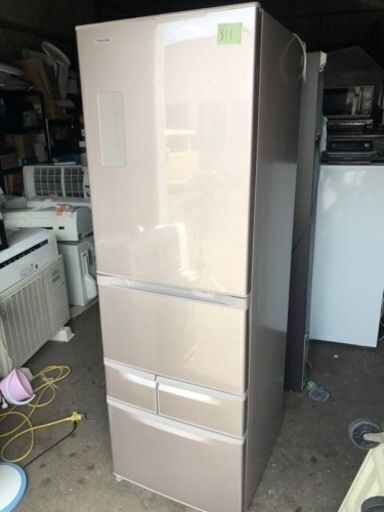 NO 311 福岡市内配送設置無料✨　東芝 TOSHIBA 冷凍冷蔵庫 （426L・左開き） 5ドア ピンクゴールド GR-H43GL(NP)