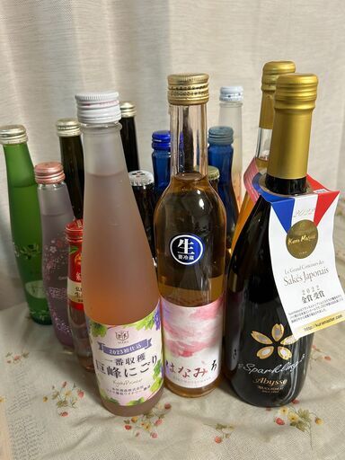 【色んなお酒】飲み切りやすいミニボトルスパークリングがメインの18本