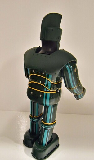 ○未使用 デッドストック(*'ω'*)○ビリケン ブリキ ゼンマイ歩行 V-3号