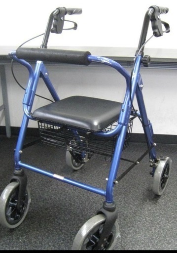 美品　シニア歩行器　押し車