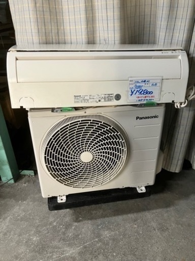 格安エアコン　Panasonic 2.2kw 6畳タイプ　標準取付工事込み価格　下取りもします