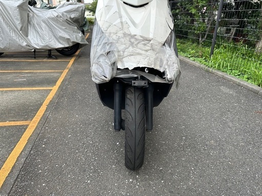 事故車ジャンク スズキ アドレス125 DT11A パールホワイト