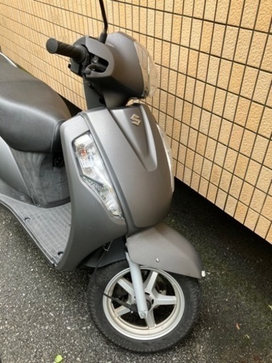 低走行　スズキ　アクセス125 キャブ車 キックスタート付き