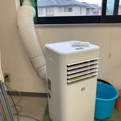 使用頻度少❣️美品✨2024年製　移動式エアコン　スポットクーラー　移動式クーラー Amazon | HAUSHOF 【 2024年新型】【工事不要】 スポット