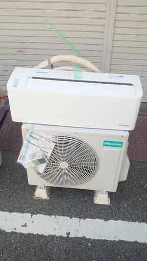 値引き交渉完売！（☆美品☆２台有り！）Hisense【HA-S22D-W】ハイセンス 熱交換器凍結洗浄 内部クリーン 3Dスイング ルームエアコン おもに6畳〜8畳用 2021年製 中古品 ♦同一機種２台有り ✵割引あり