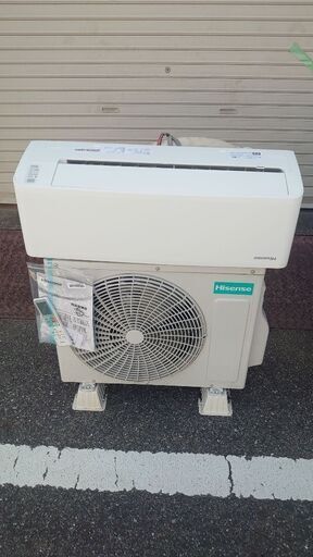 値引き交渉完売！（♦美品♦２台有り！）Hisense【HA-S22D-W】ハイセンス 熱交換器凍結洗浄 内部クリーン 3Dスイング ルームエアコン おもに6畳〜8畳用 2021年製 中古品 ♦同一機種２台有り ✵割引あり