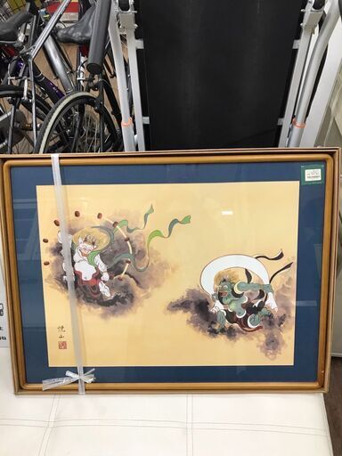 絵画 風神 雷神