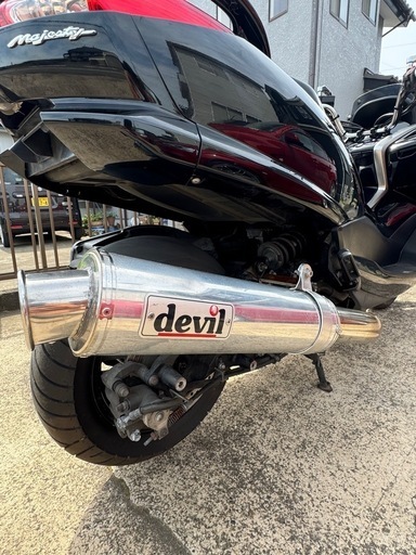 マジェスティSG03J devilマフラー Devil管 SG03J