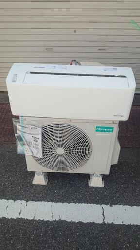 （値引き交渉完売♦美品♦２台有り！）Hisense【HA-S22D-W】ハイセンス 熱交換器凍結洗浄 内部クリーン 3Dスイング ルームエアコン おもに6畳〜8畳用 2021年製 中古品 ♦同一機種２台有り ✵割引あり