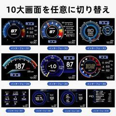 スピードメーター、故障診断付き、