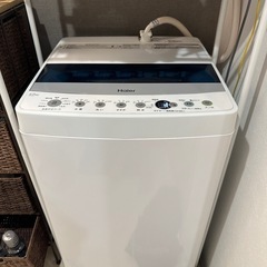 洗濯機　2020年製　4.5kg Haier JW-C45D