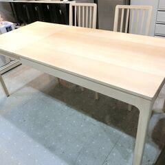 ☆美品☆IKEA イケア EKEDALEN 伸長式ダイニングテーブル チェア2脚 