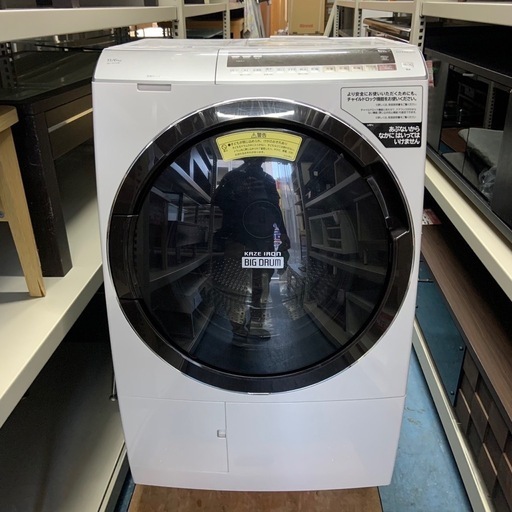 2020年製　日立ドラム式洗濯機　11kg／6kg　BD-SX110EL 分解洗浄済み