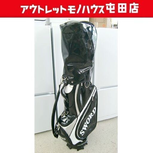 SWORD/KATANA GOLF キャディバッグ９型【ブラック】美品！ 美品】SWORD スウォード KATANAカタナゴルフ キャディバッグ【9型】 美