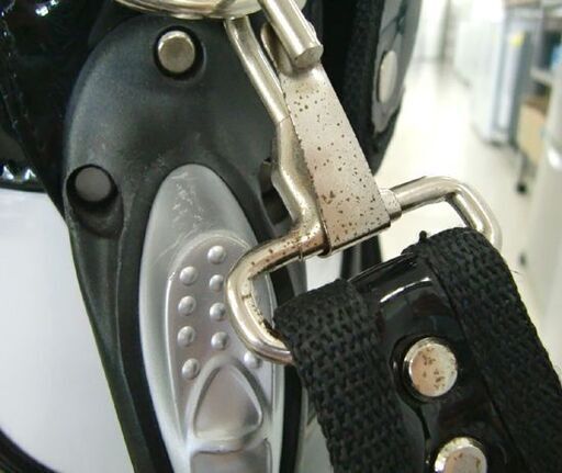 カタナ SWORD キャディバッグ 9型 ブラック＆ホワイト KATANA GOLF