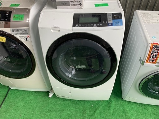 早い者勝ち大セール‼️‼️＋ご来店時、ガンお値引き‼️HITACHI　 2014年製 11kg ドラム式洗濯機
