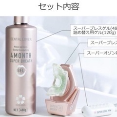 口臭ケア 4点セット デンタルラバー スーパーブレスLV オゾン 人気 口臭チェッカー 