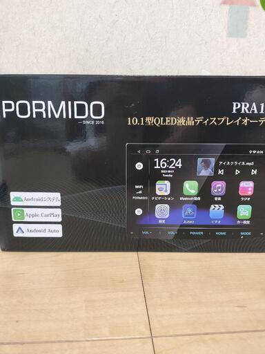 未使用バックカメラ付き❗️大画面PORMIDOディスプレイオーディオ