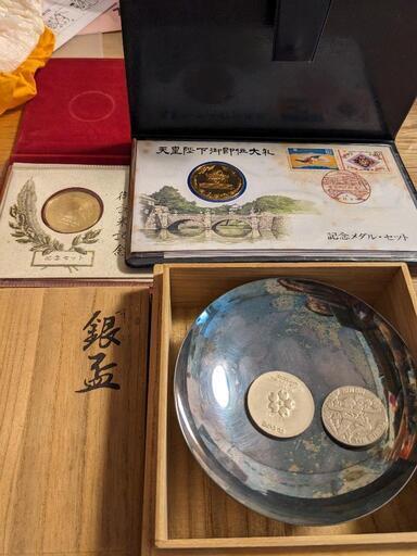 純銀 銀杯 銀貨　銀 記念メダルまとめ 造幣局 東京オリンピック SILVER 保管品