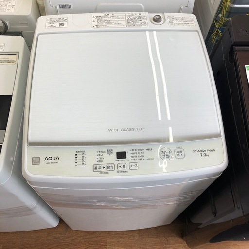 安心の1年保証付！！【AQUA 全自動洗濯機】売ります！取りに来れる方限定！