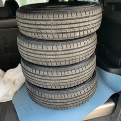 タイヤ4本セット 走行約50km 185/65/R15