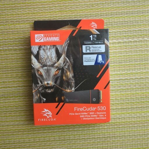Seagate FireCuda 530 M.2 内蔵 SSD ヒートシンク付き 1TB