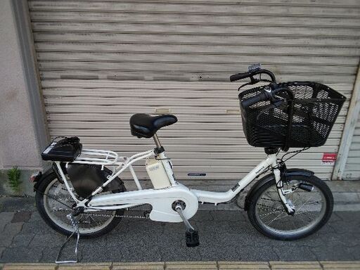 [Panasonic]GYUTTO mini(ギュット・ミニ)20吋電動アシスト自転車 12Ahバッテリー+充電器+キー2本付(アクティブホワイト)