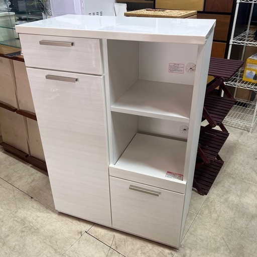 【ニトリ 食器棚 ホワイト ロータイプ】入荷しました！