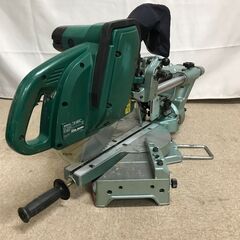 【北見市発】ヒタチ HITACHI 255mm卓上スライドマルノコ C10FS 1994年製 緑 (D5886aaykY)