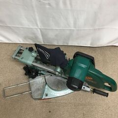 【北見市発】ヒタチ HITACHI 255mm卓上スライドマルノコ C10FS 1994年製 緑 (D5886aaykY)