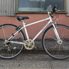 売約済み】Astroia アストロイア クロスバイク ホワイト 変速 自転車