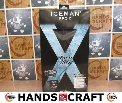 山真　ICEMANPROX　アインスマンプロX　中古美品　バッテリ一個/タイプC線付き　【ハンズクラフト宜野湾店】