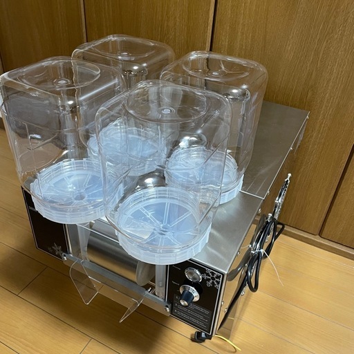 【導入実績多数】【氷のいらないかき氷機　業務用　最新　120kg生産機器】