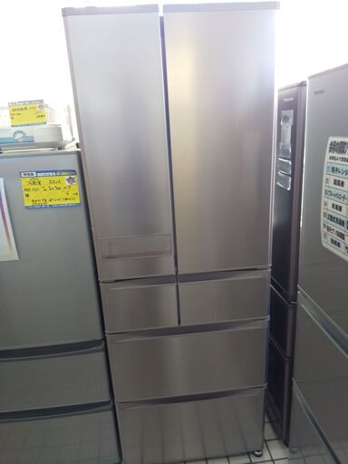 三菱 6ドア冷蔵庫 517L MR-JX52A-N1 2017 N24-1273 高く買取るゾウ八幡西店