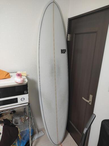 nsp サーフボード ファンボード ミッドレングス 美品 NSP ファンボード