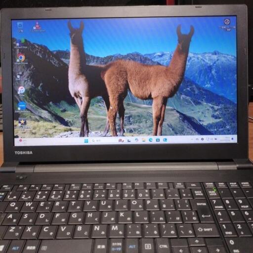 【成約 7/29 11時 お渡し済み】東芝 Dynabook SSDノートパソコン Windows11 Office