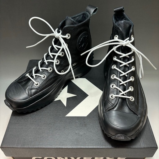 ブーツ CONVERSE RUN STAR HIKE HI BLACK 24cm
