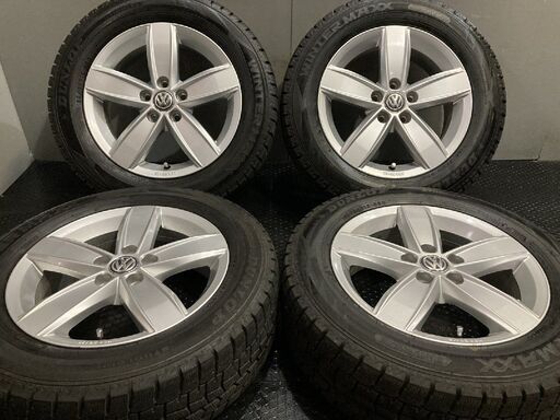 215/55R17 ダンロップWM02 バリ溝 ボロかっ 2本 送料込み② 