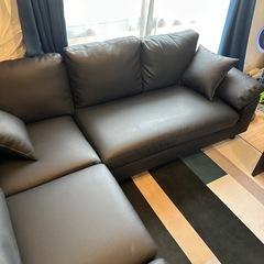 【ほぼ未使用品】3人掛けソファ　L字ソファ 