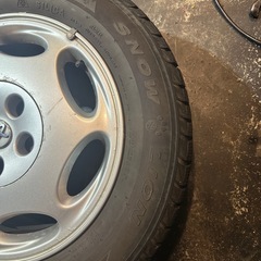 30前期セルシオ　純正ホイール　スタッドレスタイヤ付き