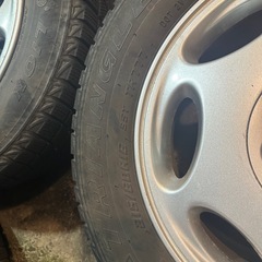 30前期セルシオ　純正ホイール　スタッドレスタイヤ付き